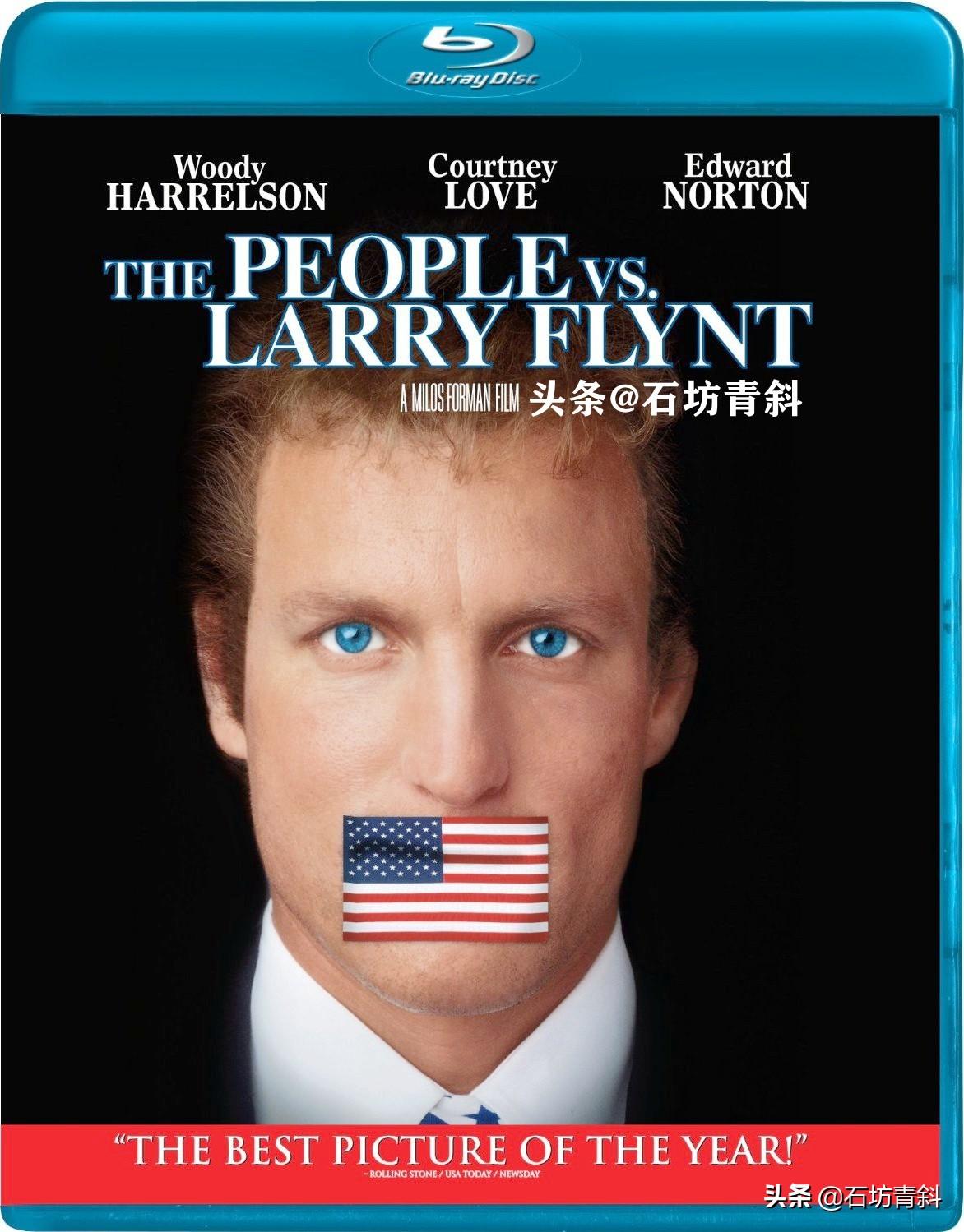 电影《情色风暴1997》(1996)美国蓝光版封套若不是《情色风暴1997/性书大亨/人民反对拉里·弗林特The People vs. Larry Flynt》(1996)这部影片，拉里·弗林特可能早被人们遗忘了。但是，在疫情如