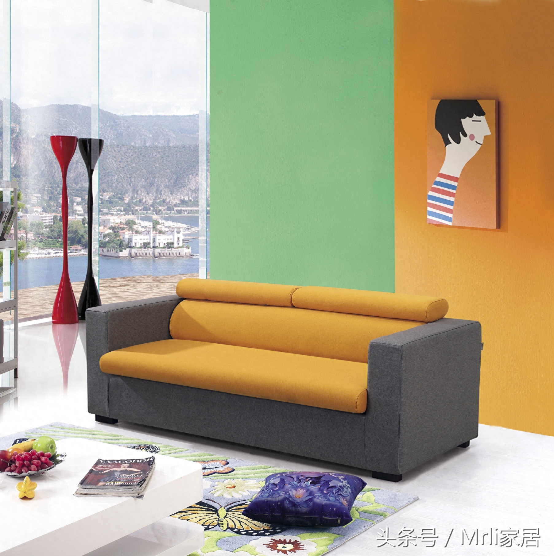 一张沙发床让你的家有着不一样的风格