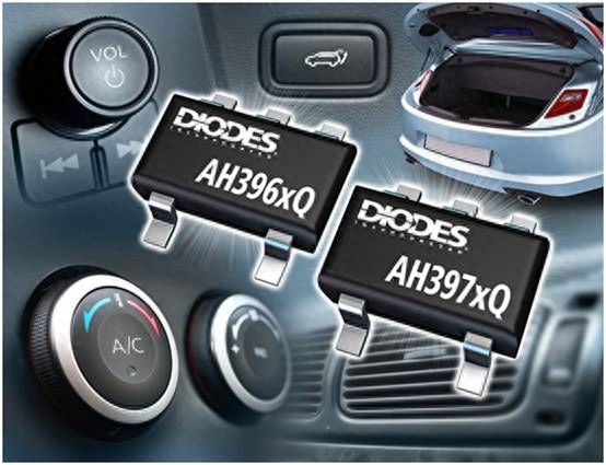 Diodes 公司 (Diodes) (Nasdaq：DIOD)推出新款高灵敏度的霍尔效应传感器产品组合。强大的 AH39xxQ 系列器件提供准确的速度与方向数据或两个独立的输出。这些传感器专为工业与汽车产品应用而