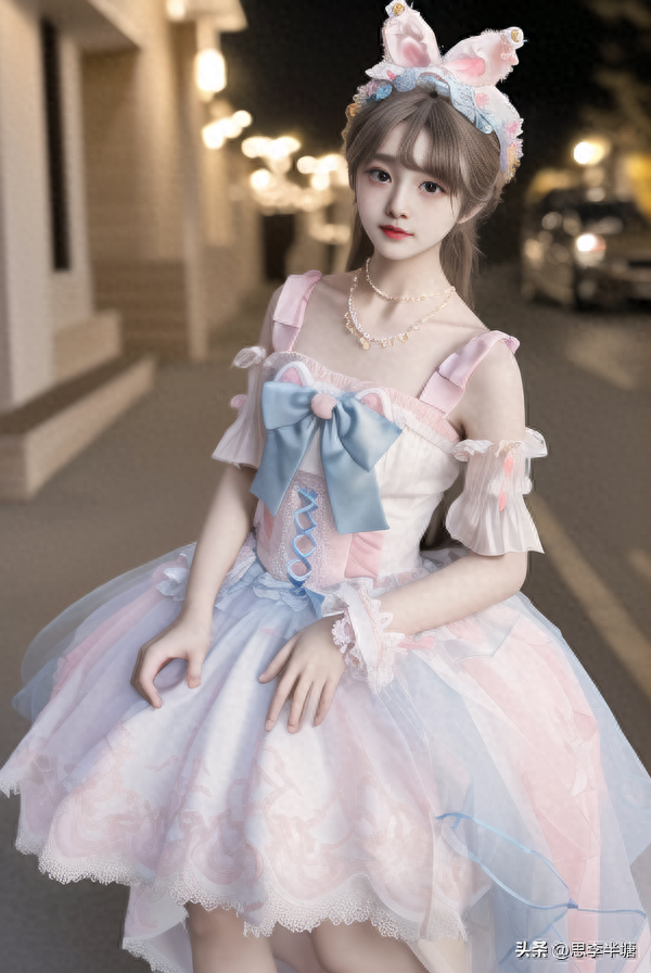 #颜值##Lolita##颜值美女#洛丽塔是一种源自日本的服饰风格，它以维多利亚时代的儿童服装为灵感，强调甜美、优雅、纯真和可爱的特点。洛丽塔的服装通常包括蕾丝、蝴蝶结、花边、