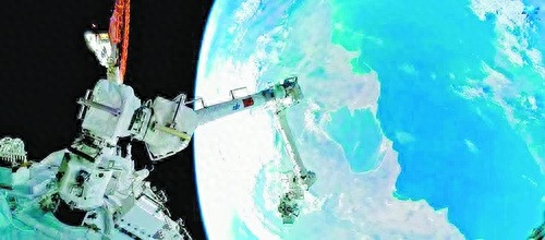 中国空间站与地球“合影”。据央视新闻报道 6月30日，中国载人航天工程办公室发布了“2023中国载人航天年中成绩单”。在这份“成绩单”中，一共记录了28项内容，从1月21日第二届“