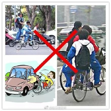 【交警提醒各位家长：12岁以下，不能骑自行车！16岁以下，不能骑电动车！】开学在即，连云港交警全面行动，对辖区所有学校交通设施安全进行排查，但孩子的出行安全不能只靠交警