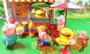 小猪佩奇一家的麦当劳快餐店玩具食玩拆玩具 亲子小游戏早教过家家益智小玩具 
