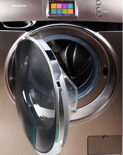 继创维滚筒洗衣机的两员先锋F651001S和F701201N在市场成功试水以后，创维洗衣机研发团队精益求精，推出智能滚筒新品F801205NDi。创维智能滚筒洗衣机F801205NDi，最突出的科技点就是健康智
